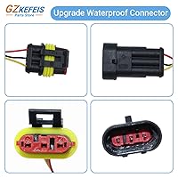 Vista 4 de 000016053 Kit de sonda de sensor de nivel de agua helada, compatible con máquinas de hielo Manitowoc I0600, I1400, ID0522A, ID0452A, ID0322A - Arnés