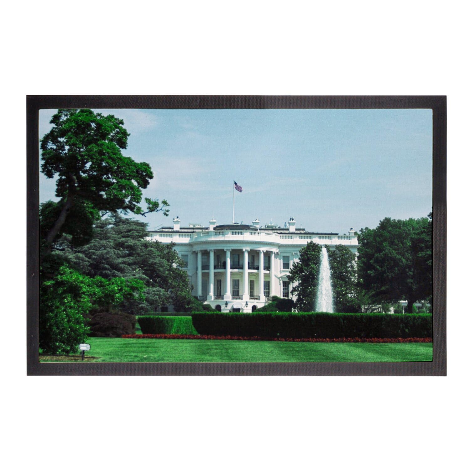 Paillasson d'entrée original Maison Blanche USA tapis de sol