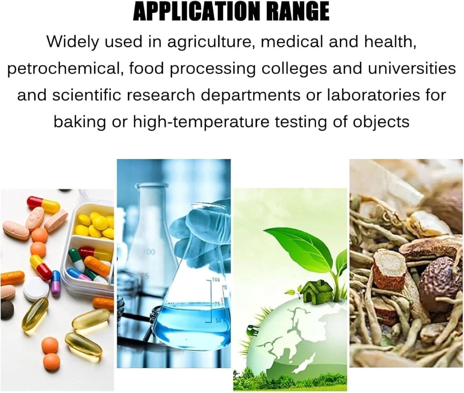 Essiccatore per vetreria da laboratorio con 12 tubi di asciugatura, temperatura regolabile 0-85 ℃, timer 0-1h, efficiente scaffale di asciugatura da laboratorio per un'asciugatura uniforme e