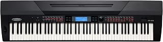 Classic Cantabile SP-250 BK Stagepiano (88 Tasten, Hammermechanik, Anschlagdynamik, Polyphonie: 128, 600 Sounds, MIDI, USB, Aufnahme- & Begleitfunktion, inkl. Notenständer und Netzteil) schwarz