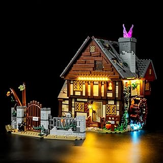BRIKSMAX Led Lighting Kit for LEGO-21341 Disney Hocus Pocus: The Sanderson Sisters' Cottag - Compatible with Lego ldeas Building Blocks Model- Not Include Lego Set