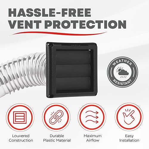 Miniatura 10 de Repuesto DEFLECTO HS4W18Supurr-vent para cubierta de ventilación blanco NA