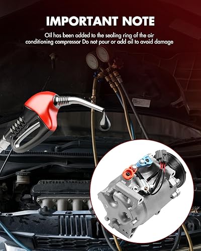 Miniatura 4 de Compresor con embrague apto para 2004-2008 para Acur-a TS-X, nuevo compresor de aire acondicionado GDSMOTU con embrague 10849T