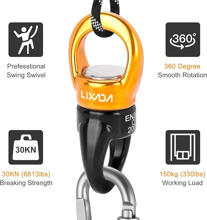 Sports Sports & Outdoors Carabiner Swivel Hanging Hammock Aerial Dance