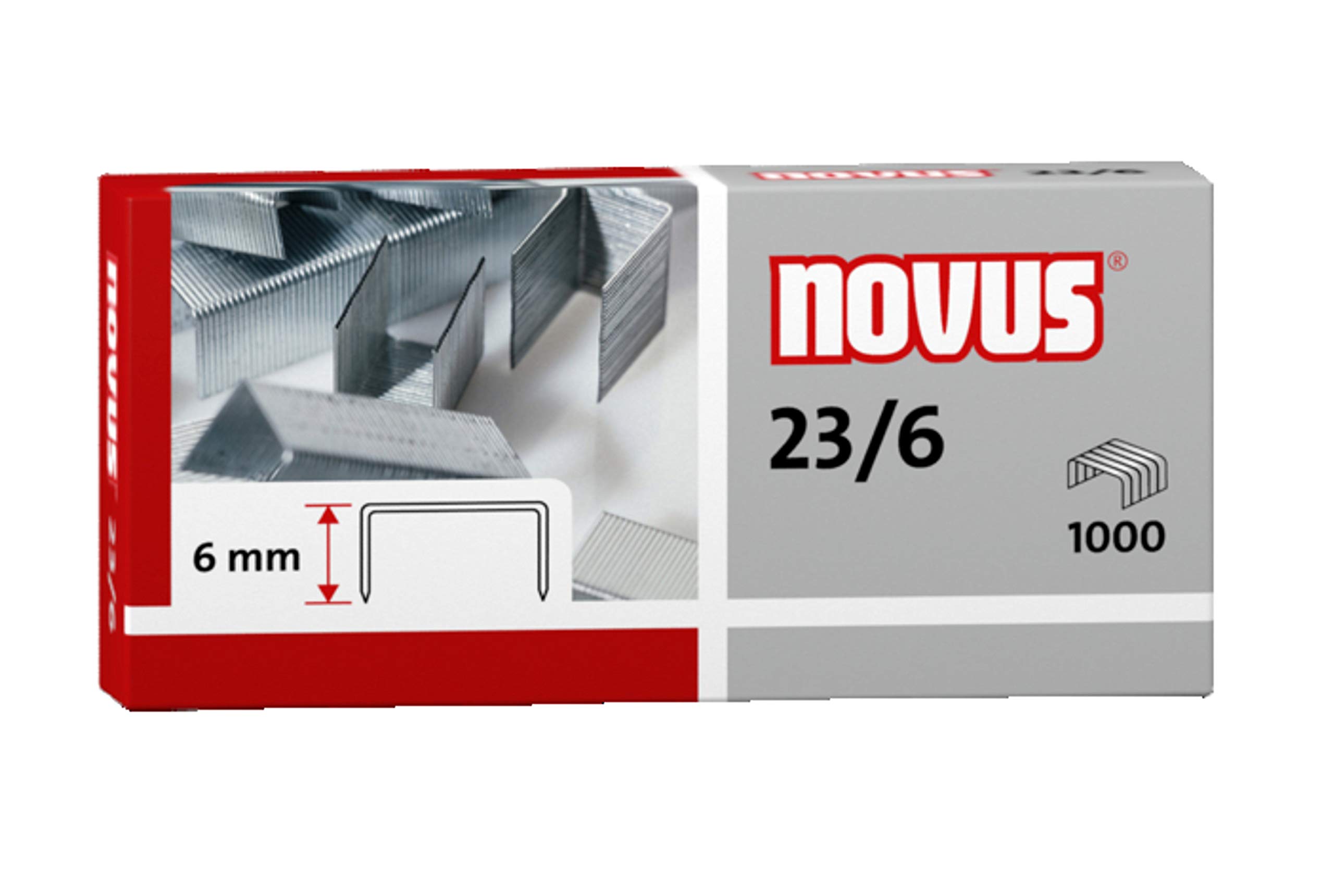 Novus – Grapas para Grapadora Dispositivos con una Longitud de Pata de 6 mm