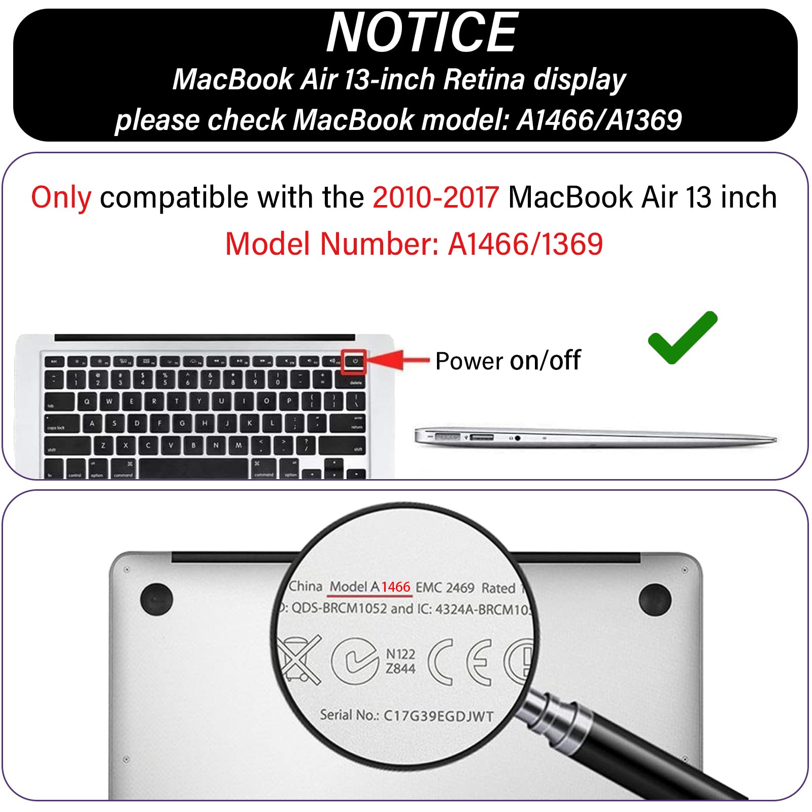 ★専用ページ★MacBook Air モデルA1466 2016年購入 MacBook Airのモデルを識別する - Apple サポート (日本)