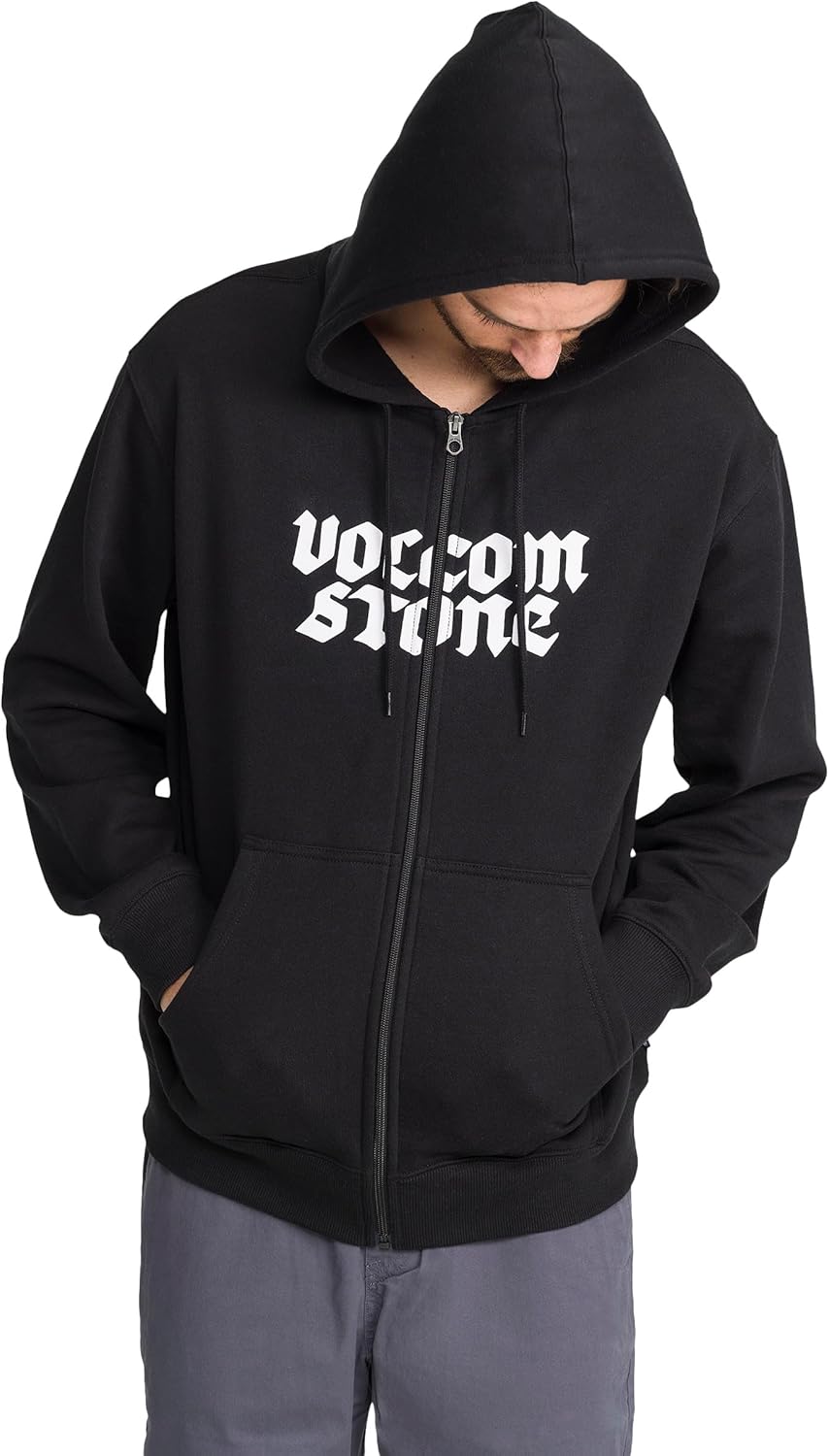 Volcom Men's Zipped Fleece, Classic Fit Hoodie