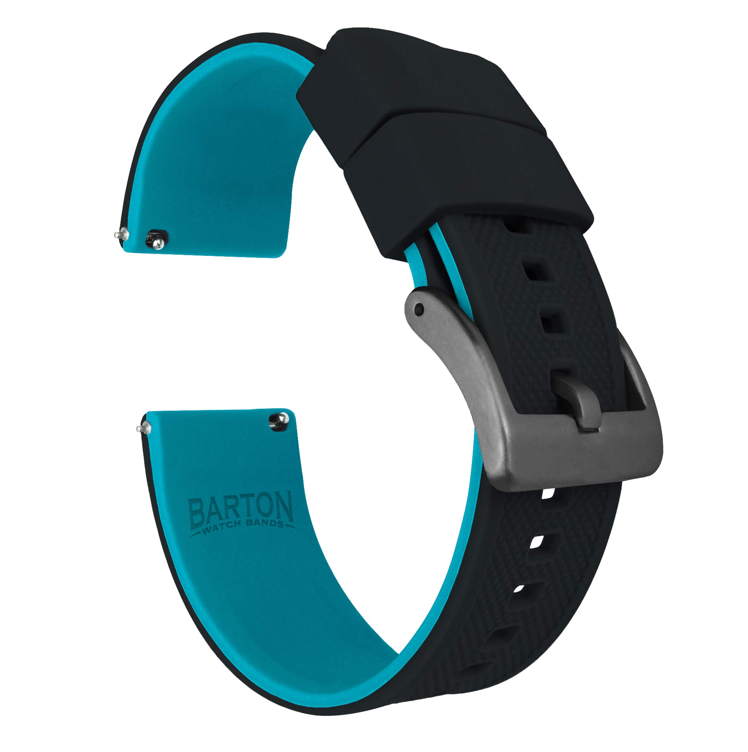 BARTON Elite Silicone Watch Bands - Gold Buckle Quick Release