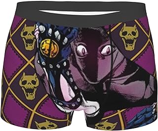 [ZOOKISS] ジョジョの奇妙な冒険 キラークイーン (1) アニメ ボクサーパンツ メンズ 下着 前閉じ 吸水速乾 ボクサーブリーフ ローライズ 人気 グッズ キャラクター 誕生日 プレゼント
