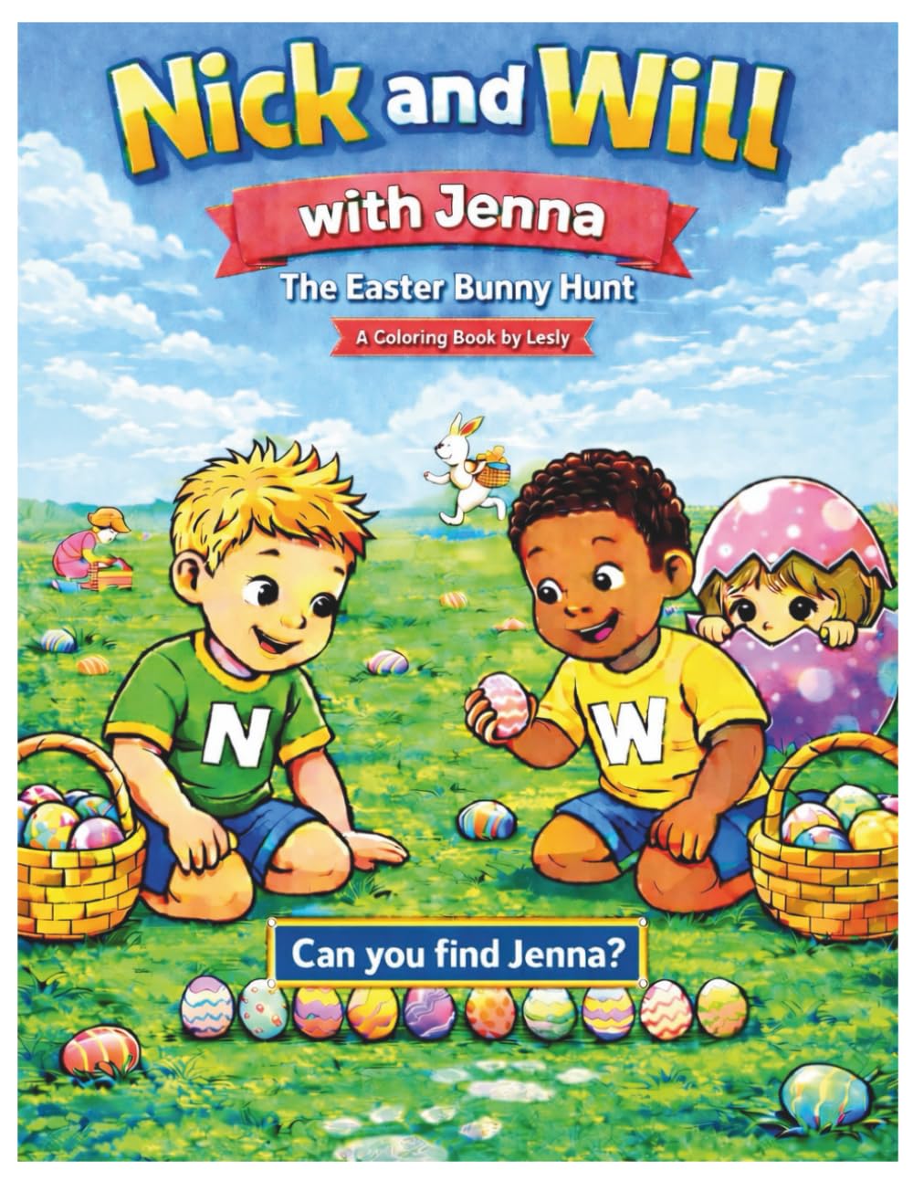 Nick and Will The Easter Bunny Hunt: with Jenna