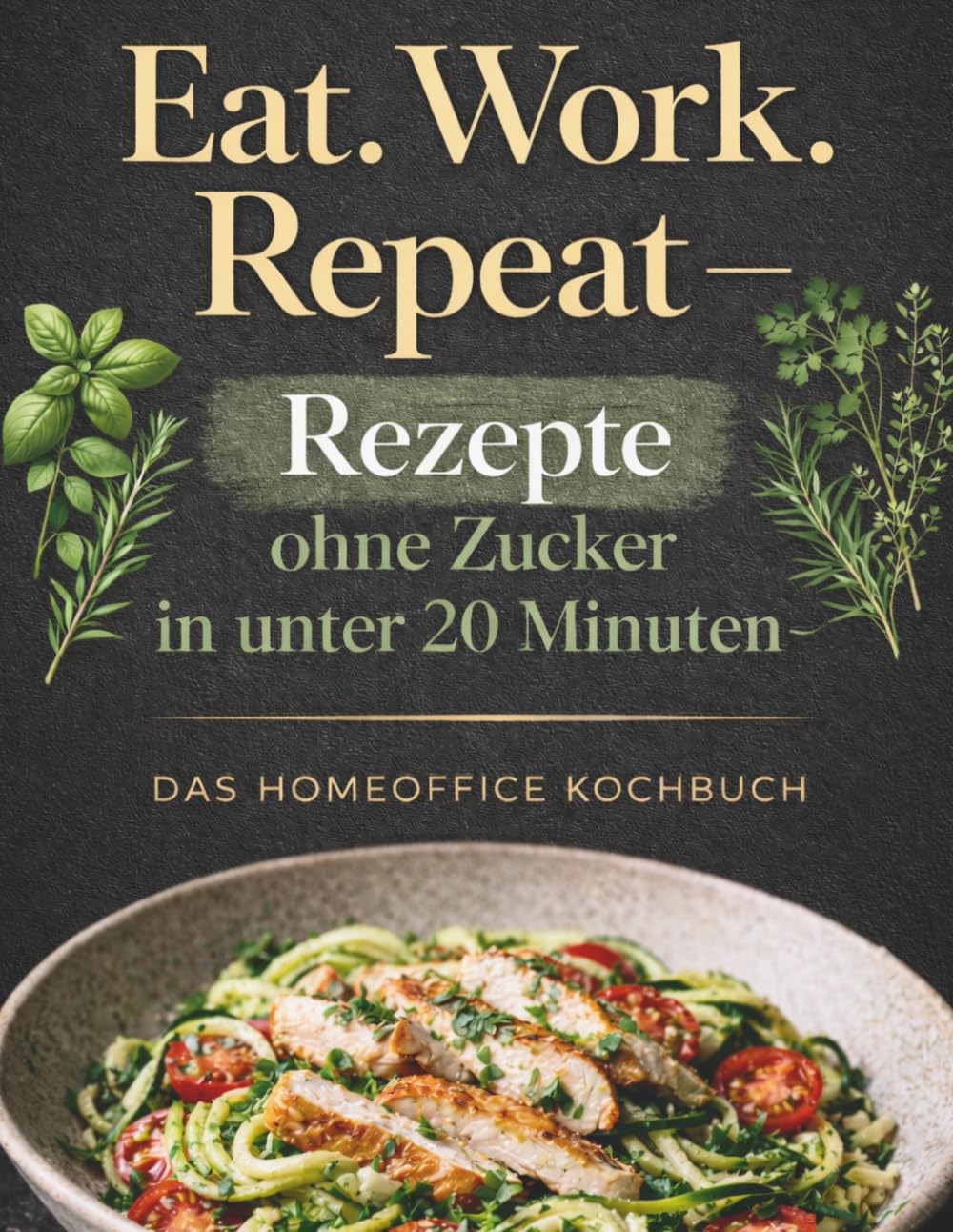 Eat. Work. Repeat. Das Homeoffice - Kochbuch für Kopf & Körper - Rezepte ohne Zucker in unter 20 Minuten: Gesund, schnell & alltagstauglich – Rezepte für mehr Energie, Fokus & Genuss im Homeoffice.