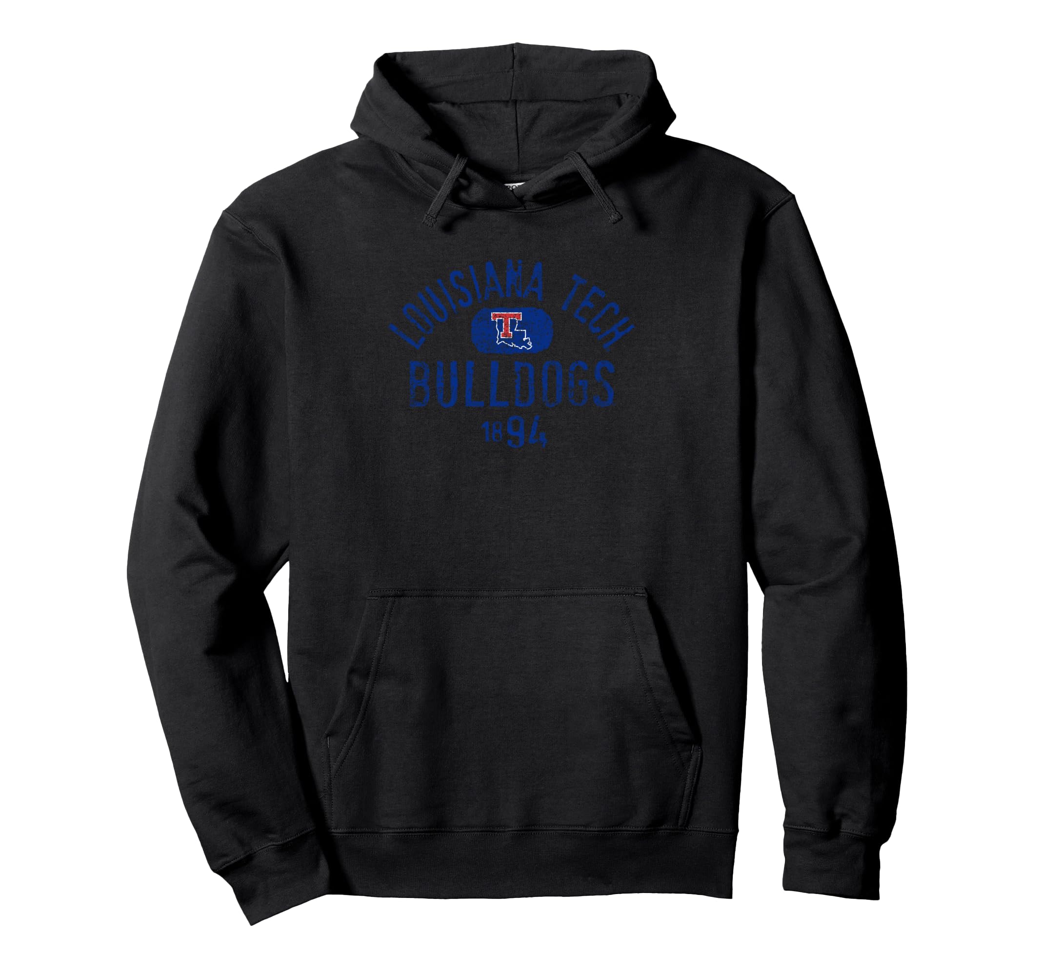 Louisiana Tech Bulldogs Vintage 1894 Officially Licensed Pullover Hoodie