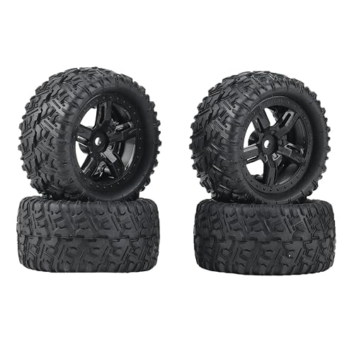 Wresetly 4 unidades serías neumáticos de goma rueda de neumático P6973 para Hobby Smax 1621 1625 1631 1635…