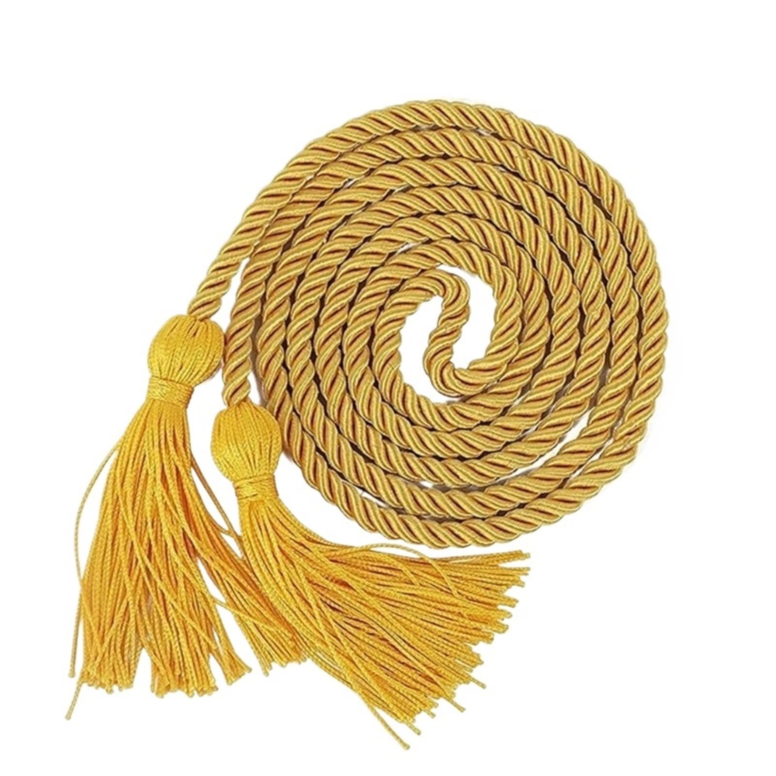 ZUXWUX Graduation Cord Graduation Ceremonies Cord With Long Tassels Rope Belt For Photos Parties(Color5)