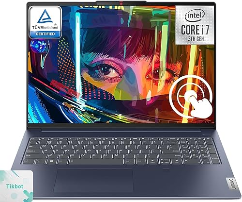 Lenovo IdeaPad 5 - Computadora portátil, pantalla táctil IPS de 16 pulgadas (1920 x 1200), Intel Core i7-1355U de 13 generación, 16 GB de RAM, SSD