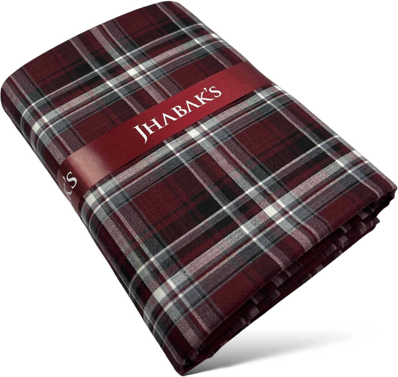 Unstitched Checkered Fabric for Men - Cotton Blend Material-image-11