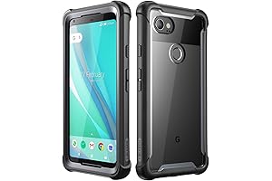i-Blason Pixel 2 XL Case Clear [Ares]: Crystal Clear Case Pixel 2 XL Rugged Case