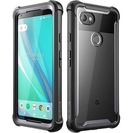 i-Blason Pixel 2 XL Case Clear [Ares]: Crystal Clear Case Pixel 2 XL Rugged Case