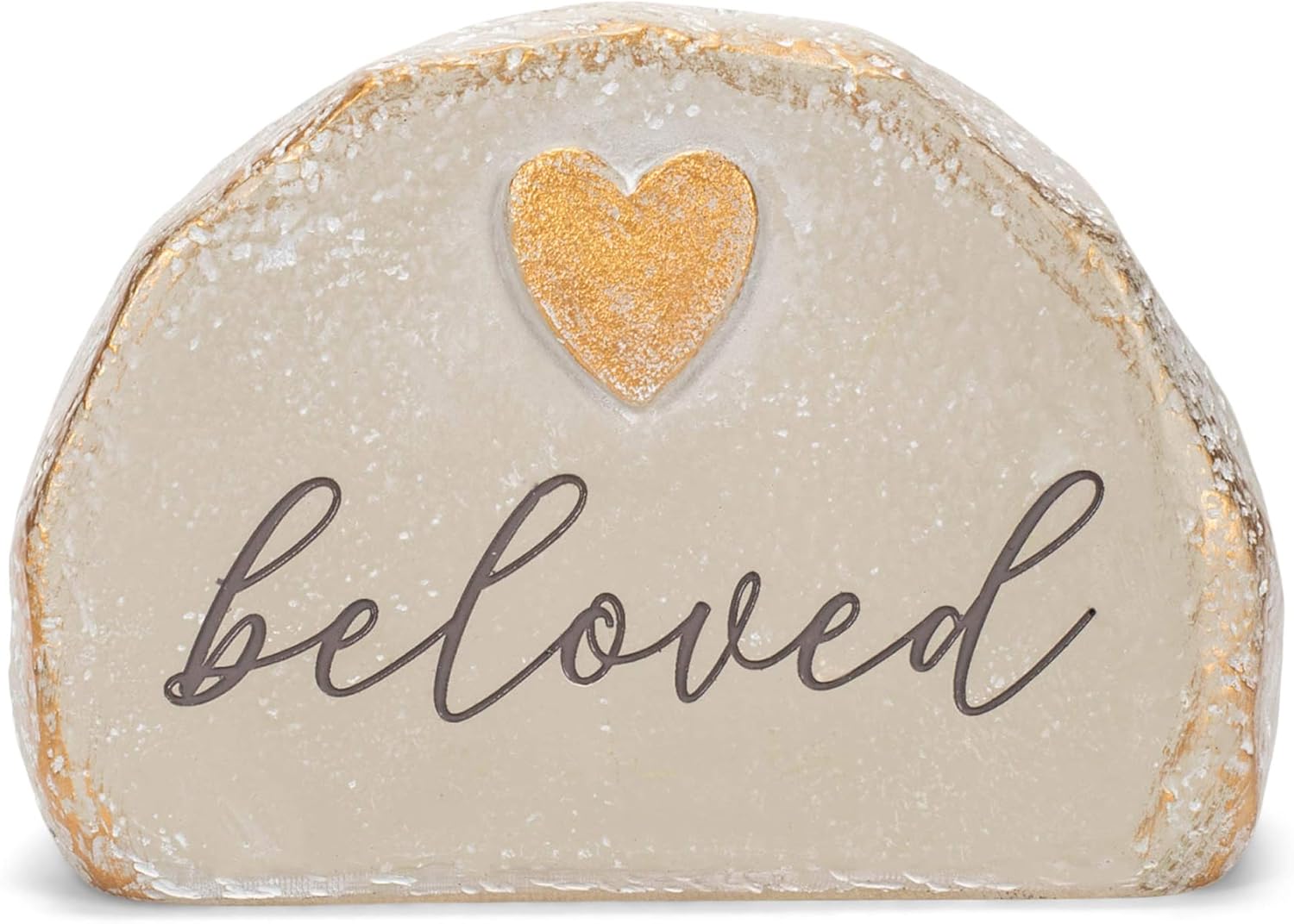 Grasslands Road Beloved Bereavement Rock - Memory Rocks - Memorial Rocks - Memorial Rock, Resin, 4 1/2 by 6 by x 4 Inches