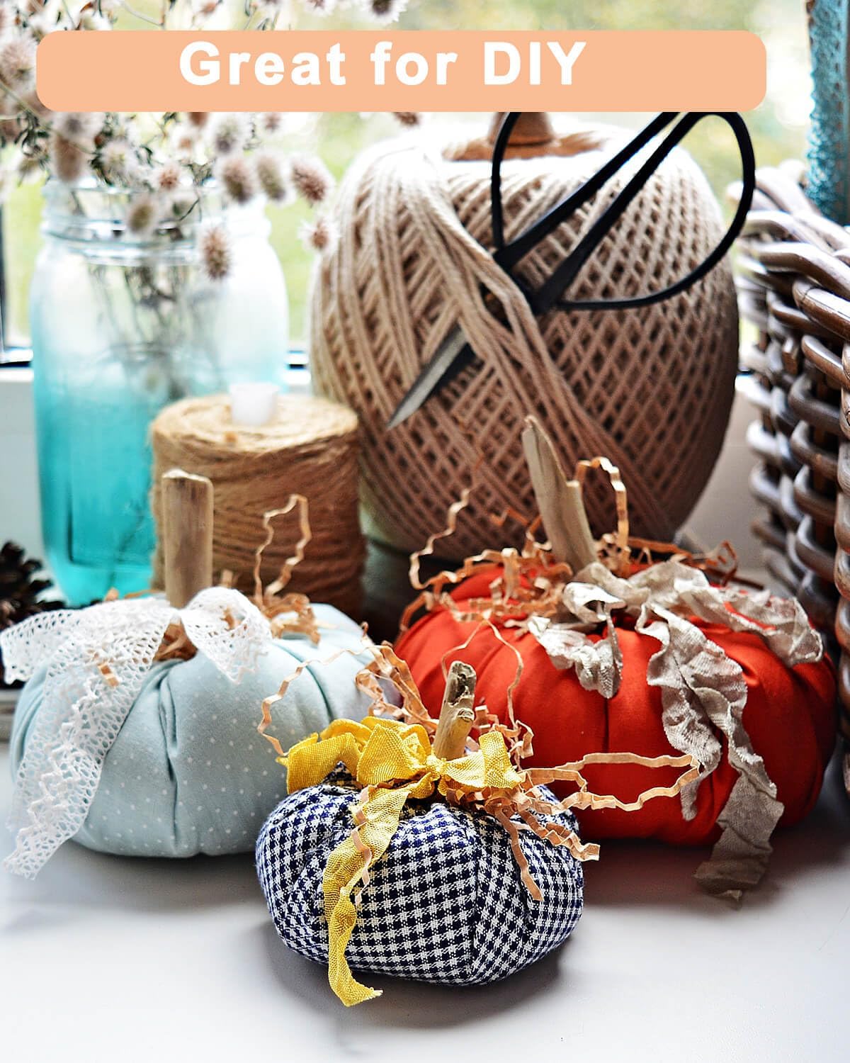 vensovo 2 Inch Mini Velvet Pumpkins for Decorating 24PCS Small