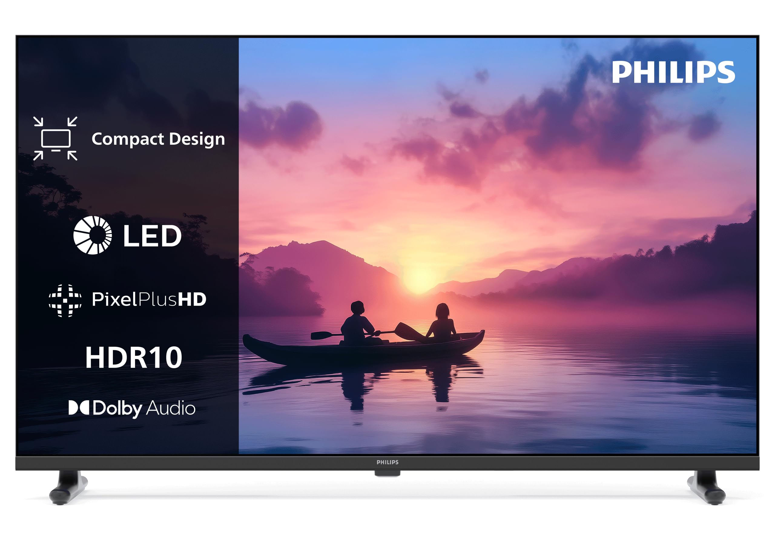 PHILIPS 24PHS6050 2K-LED Smart-TV | 24-Zoll-Display mit Pixel Plus, Plattform Titan OS und Dolby-Digital-Sound