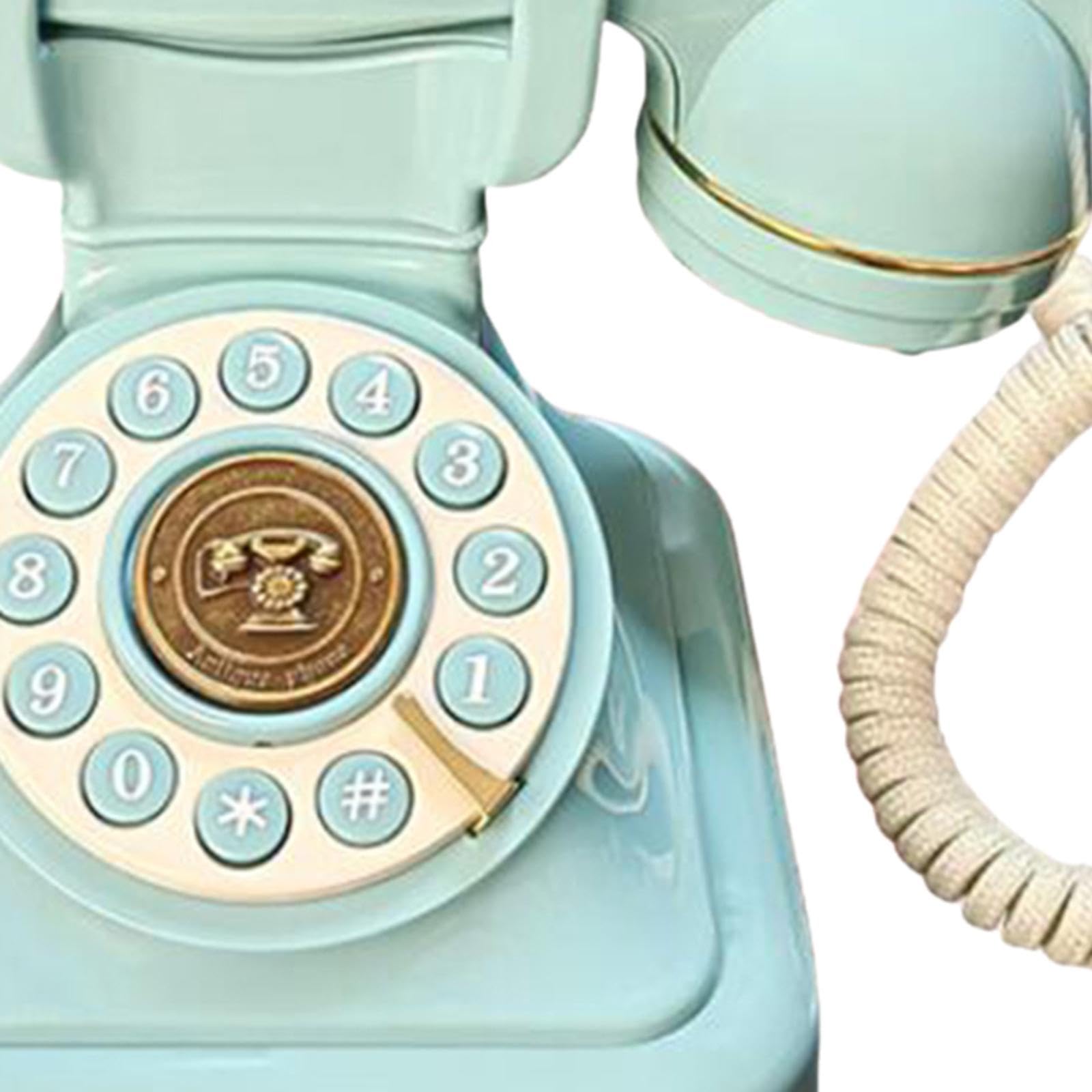 Amazon.co.jp: QHStealthy コード付きレトロ電話アンティーク電話