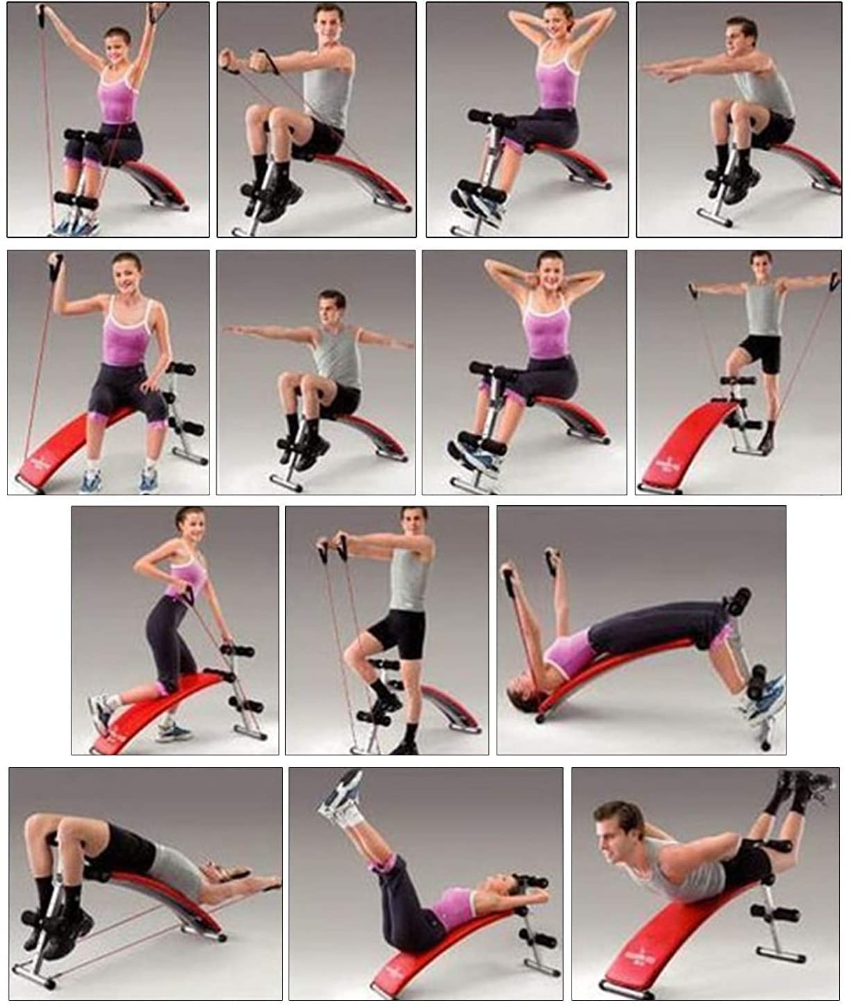 FFitness Cyclette nera 201 con cintura e cardiofrequenzimetro, per fitness a casa e allenamento