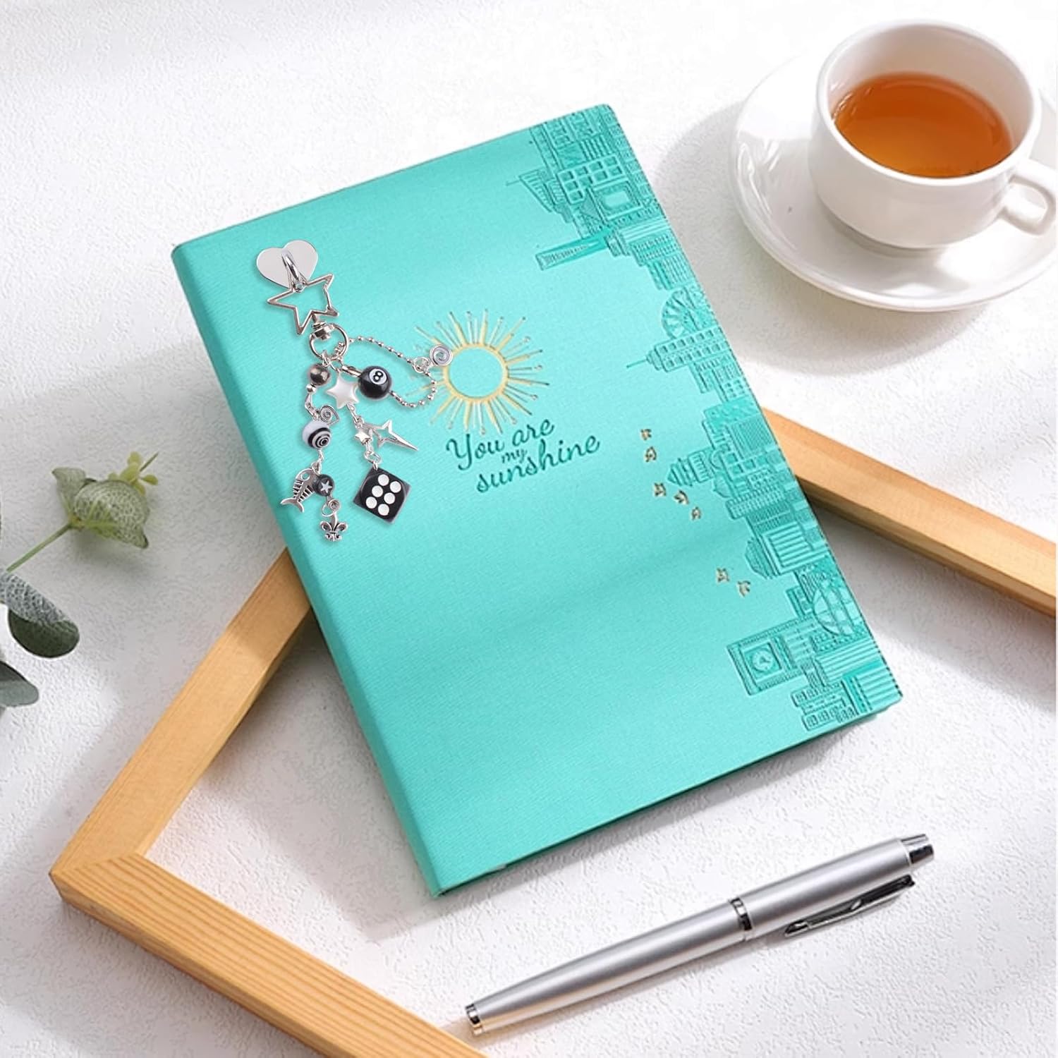 Charm Chains for E-Reader, 2pcs Decorative Strap for Tablet Phone Case Cover Bookish Accessories Gift for Readers Book Lovers Women Men