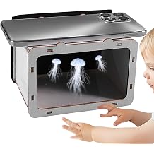 3D Holographic Projector - 3D LED Advertising Fan Display | Floating Hologram Display for Visual Events, Exhibitions, Retail Promotions, Exhibitions with 1080p App Control