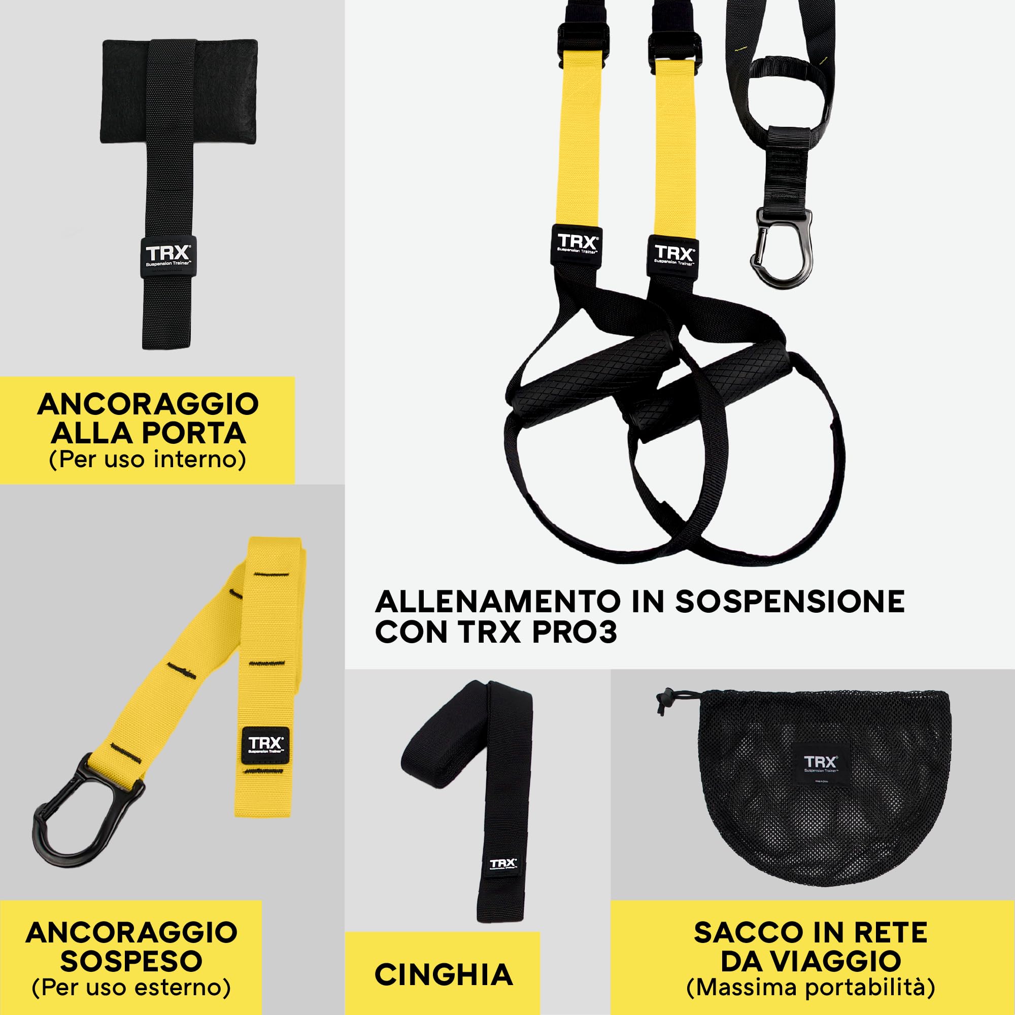 TRX PRO3 - allenamento in sospensione - per atleti professionisti ed allenatori - app TRX Training Club