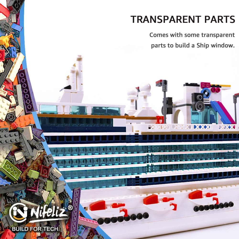 70% Off Discount Nifeliz flybird Cruise Liner Model Building Blocks Kits - Construction Set to Build, Model Set and Assembly Toy for Teens and Adult,New 2021 (2446Pcs) Hot Deals Nifeliz flybird Cruise Liner Model Building Blocks Kits - Construction Set to Build, Model Set and Assembly Toy for Teens and Adult,New 2021 (2446Pcs)
