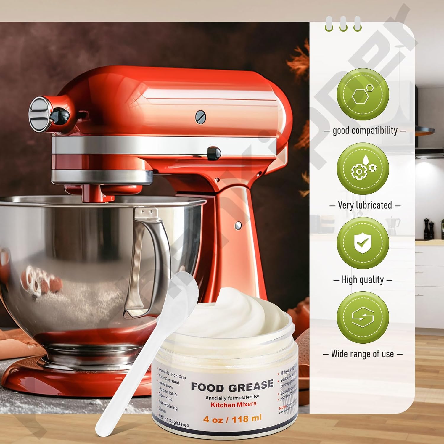 Graxa de grau alimentício KitchenAid: Review após 30 dias de uso