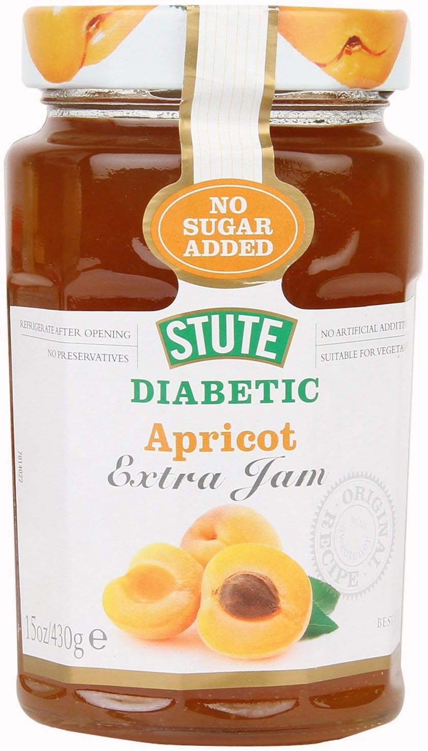 Stute Diabetic Apricot Jam, 430g Pantry Food & Drinks
