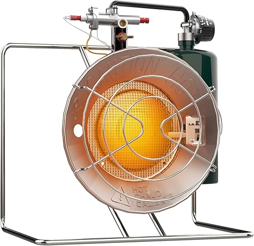 CAMPLUX Calentador de propano portátil, calentador de gas para exteriores de 15,000 BTU con mango enmarcado para patio, campamento, caza, garaje, disponible en Yaxa Venezuela