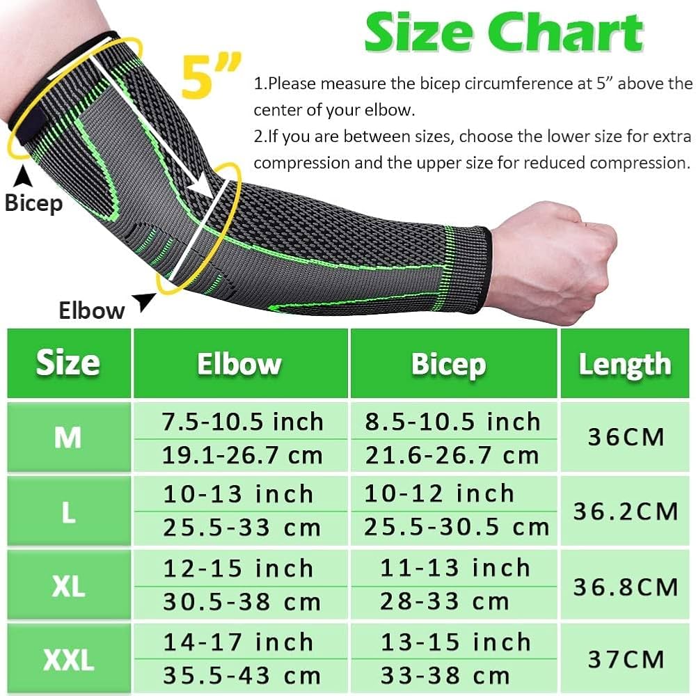 Buy Leosportz Silicone Elbow Support For Gym-Full Arm