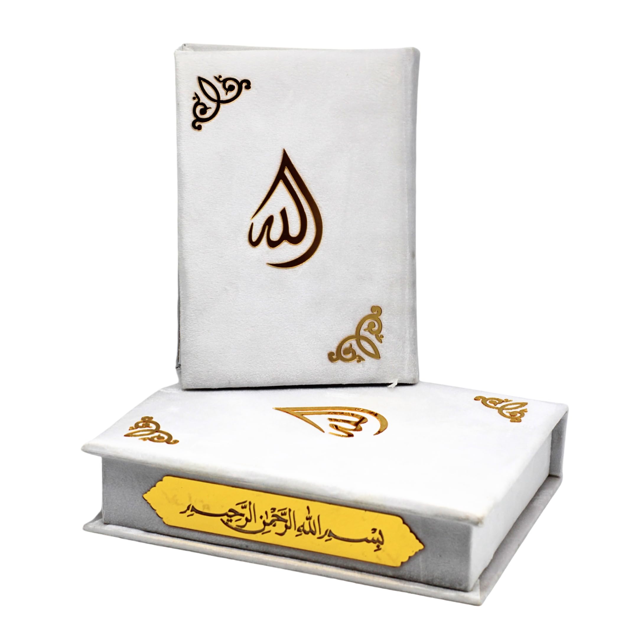 taj Holy Quran VELVET IN A BOX islamic gifts umrah mubarak gifts islamic decor nikkah gifts gifts for muslim women gifts for muslims eid gift set(QURAN 14 * 20cm - Image 2