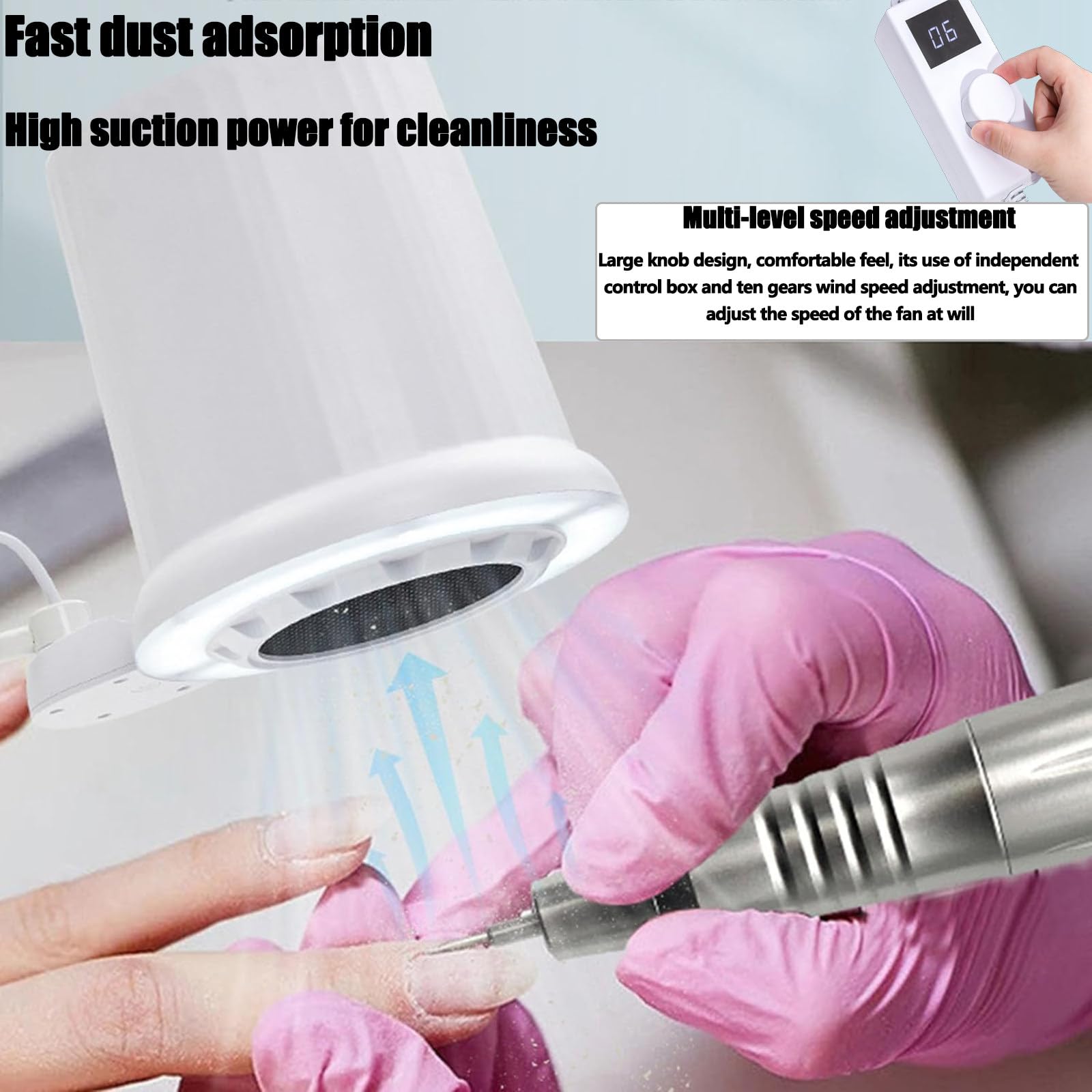 ジェルネイル・ネイルシール my&bee Power dust collector Warm