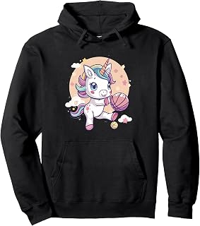 Basketball Cute Unicorn Basketball Lover Drawing Artwork Pullover Hoodie