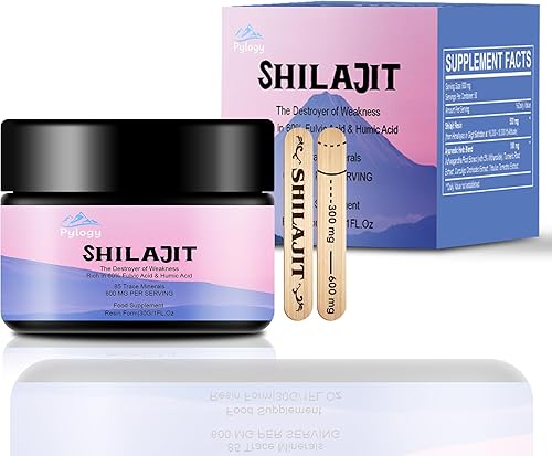 Miniatura 1 de Resina Shilajit Shilajit pura orgánica del Himalaya de 600 mg - Resina Shilajit orgánica natural de máxima potencia con más de 85 minerales traza y