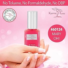 Karma Naturals Nail Polish - Non-Toxic, Vegan & Cruelty-Free (Mary Oh!, 0.43 fl oz)