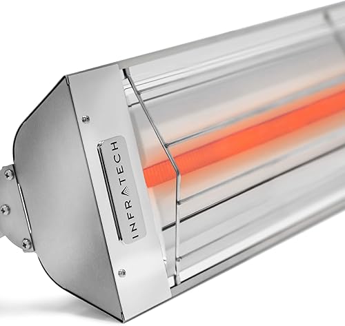 Miniatura 2 de Infratech W-2024 SS Acero Inoxidable 39" Accesorio de Elemento Único 2000 Watt, 240 Voltios, Acero Inoxidable