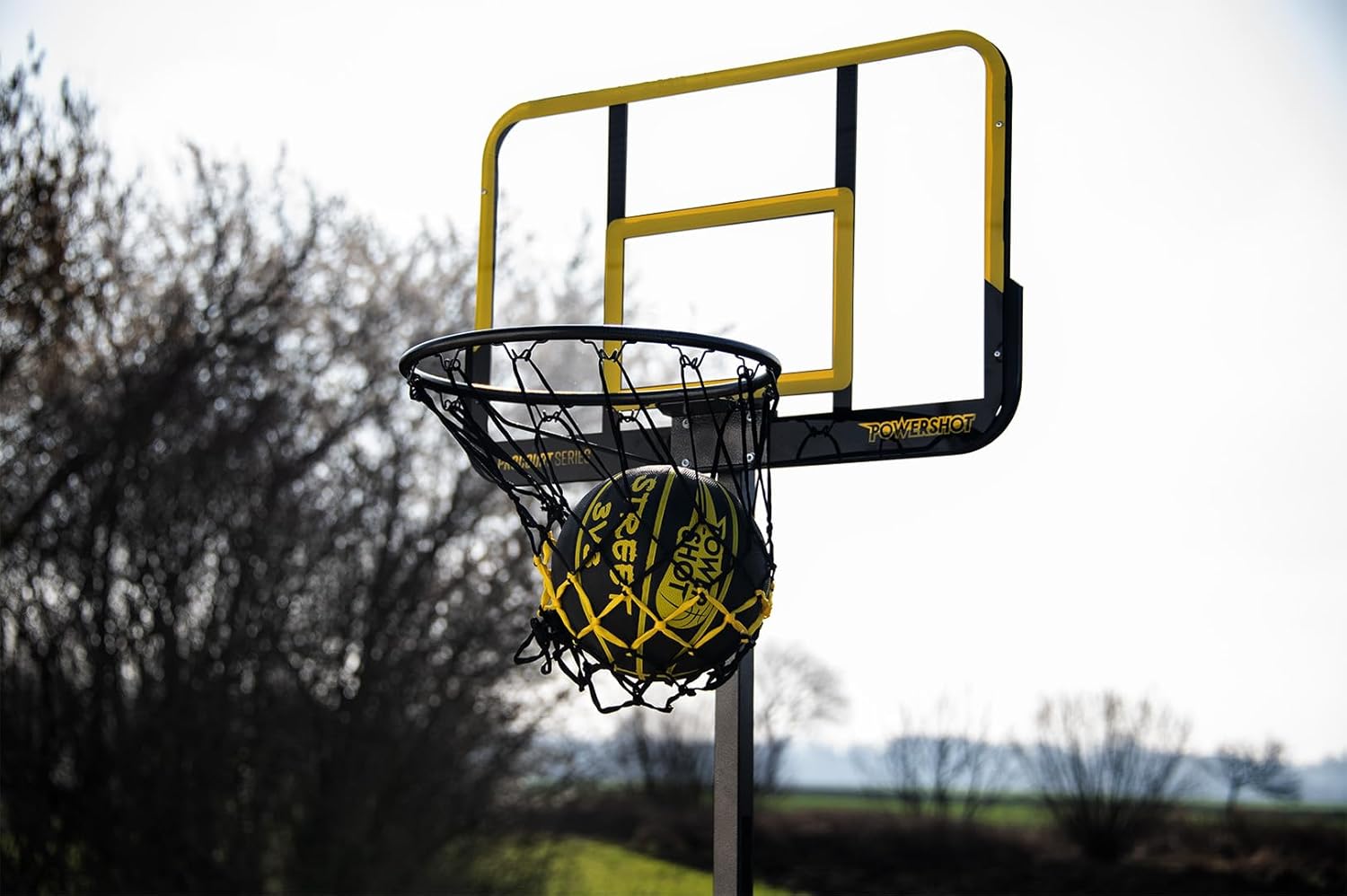 POWERSHOT Offer Ball Street Basketball 3v3 - Basketball specifically Designed for Asphalt - Indoor Outdoor use - Rubber Basketball