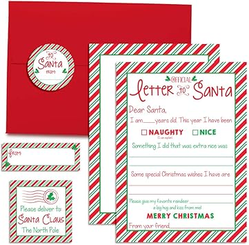 Official Letter to Santa Kit, 4 5