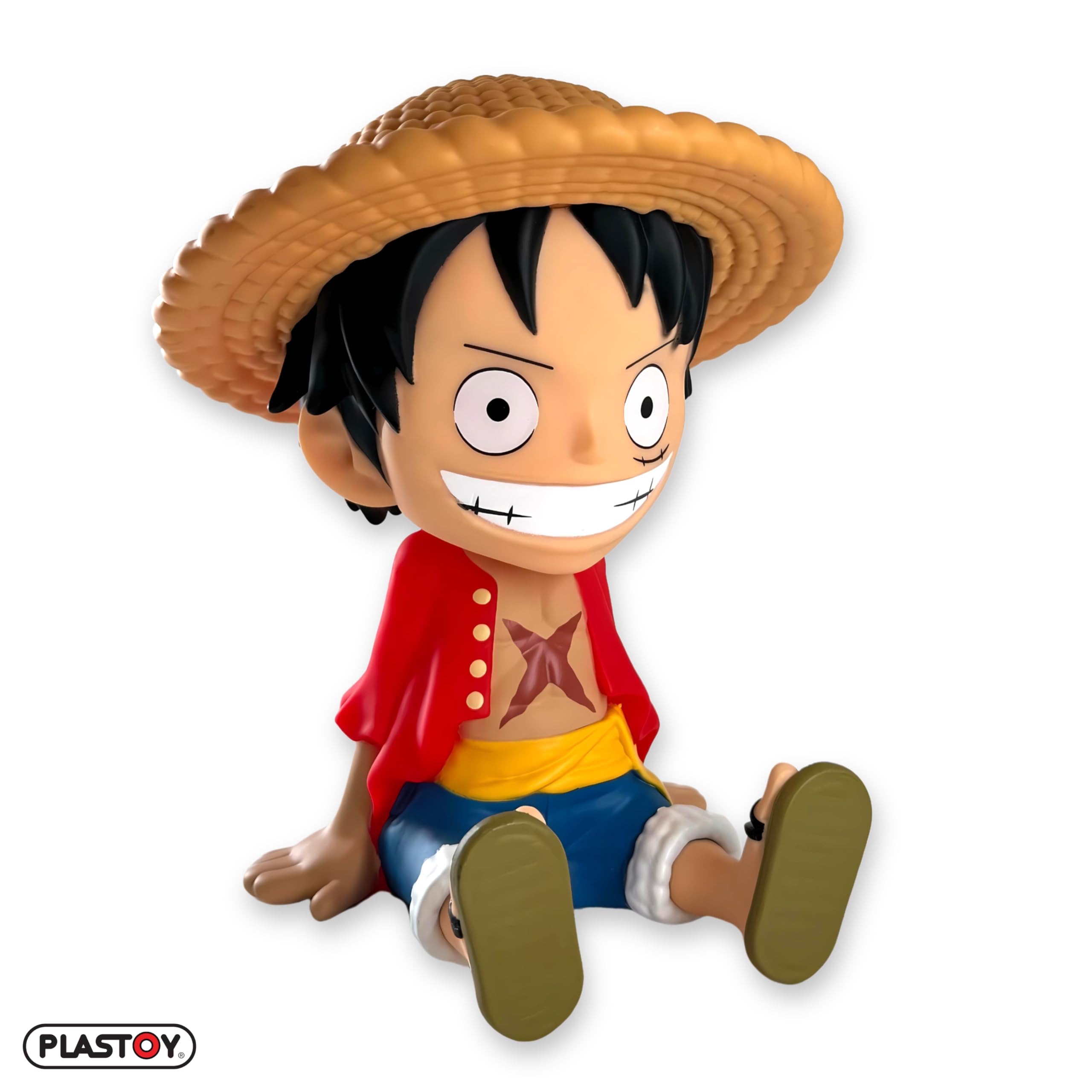 Plastoy One Piece Tirelire Luffy - Plastique - 16 cm