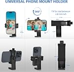 Camera Tripod for Canon Nikon Sony, LINKCOOL 67 Inch Lightweight DSLR Tripod Camera Stand with Detachable 3 Way Pan Head, Remote & Universal Phone Mount