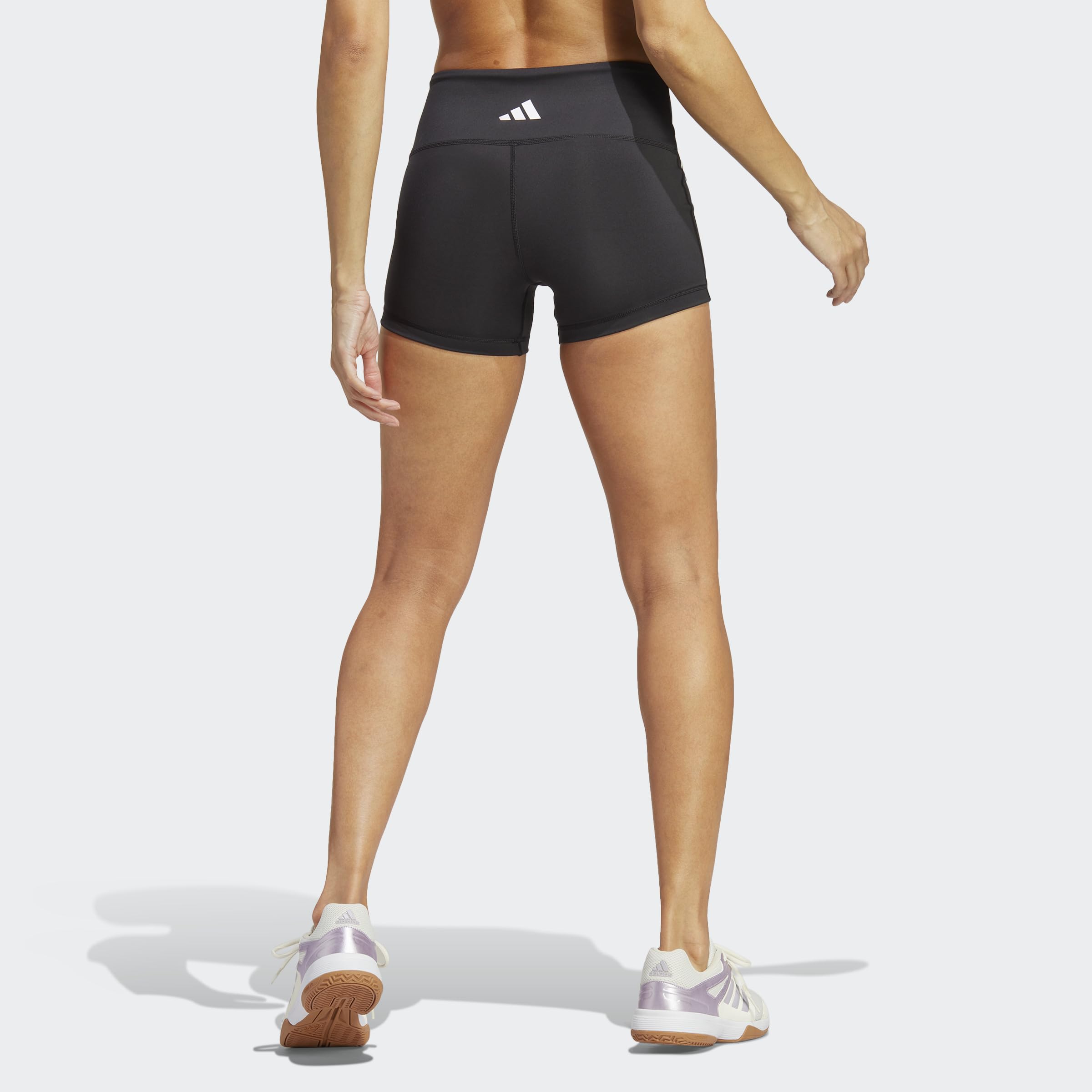 adidas Women's Mallas Cortas 3 Bandas, Black/White, XS