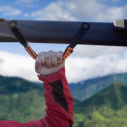 Miniatura 3 de BESTAOO Asas de agarre de barra antivuelco, mango de agarre de paracaídas para accesorios Ford Bronco 2021 2022 2023 2024 2025 2 puertas 4 puertas,