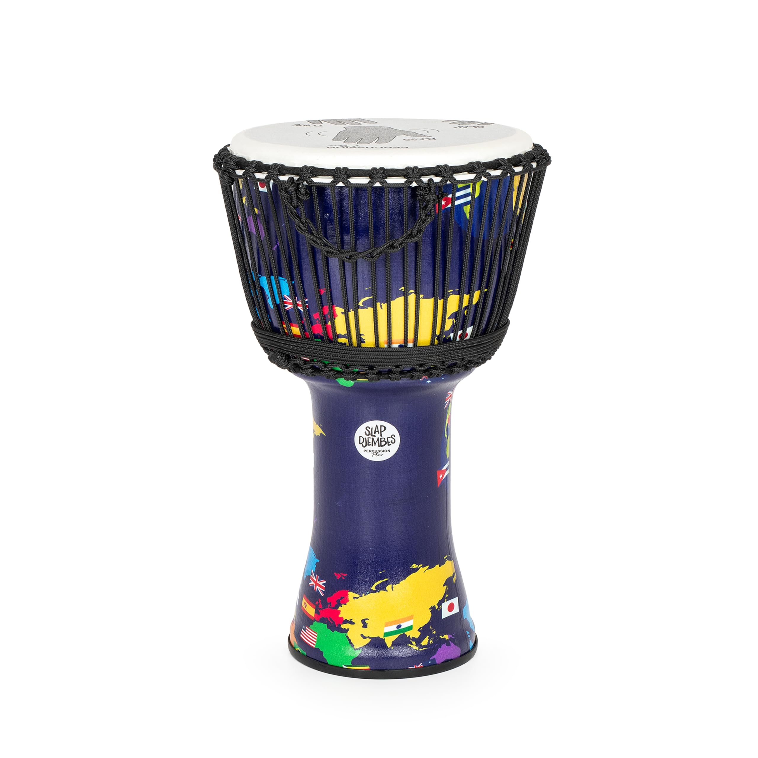 Percussion Plus World Slap Djembe cuerda afinada – 25,4 cm (cabeza)