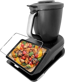 Verre Trempé Compatible avec Vorwerk Thermomix TM7 Protection Écran, 1 Pièces 9H Dureté, Ultra HD, Sans Bulles, Anti-rayure, Film Protection D'écran