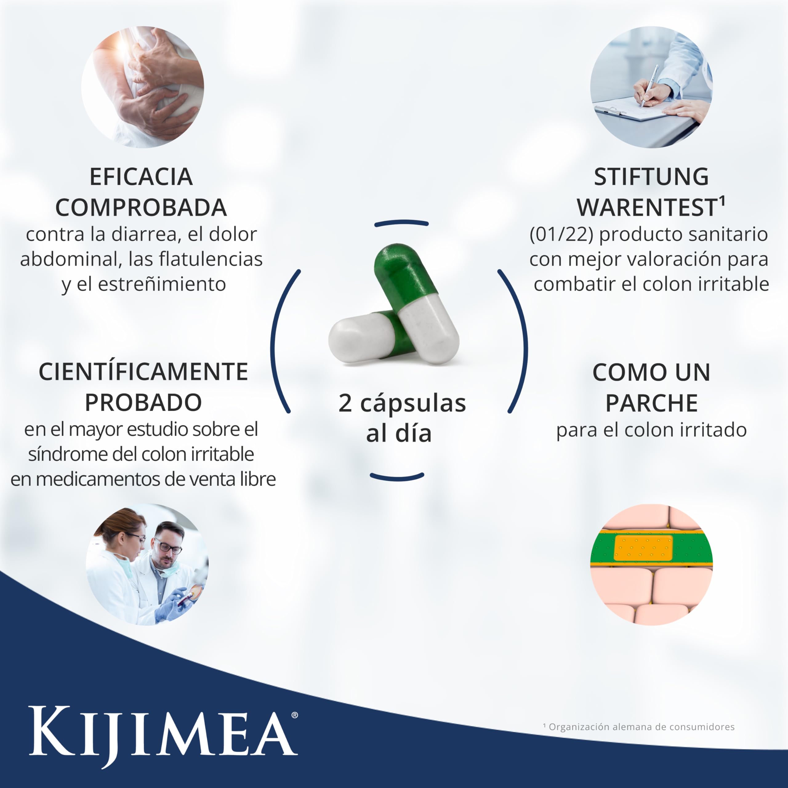 Kijimea Colon Irritable PRO | Cápsulas para el colon irritable con cultivos de bacterias Bifidobacterium - 28 cápsulas